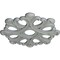 Ekena Millwork Angel Ceiling Medallion (Fits Canopies up to 4 3/8"), 20 7/8"OD x 3 5/8"ID x 1"P, Primed White CM20AN - alternate 2
